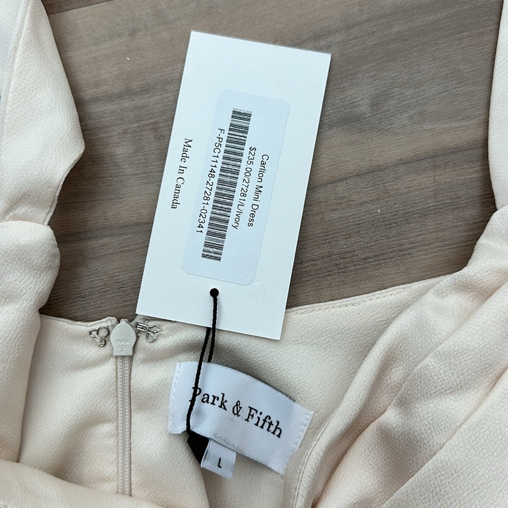 NWOT Park + Fifth Carlton Mini Dress L - Picture 2 of 2